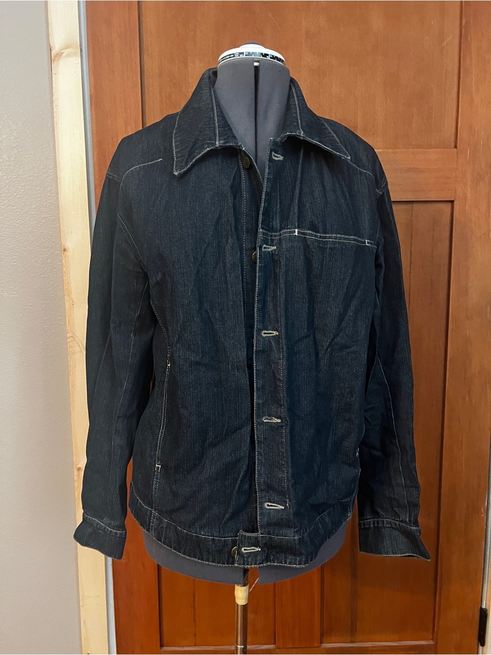 Burberry Denim Jean Jacket-XL - Picture 2 of 10